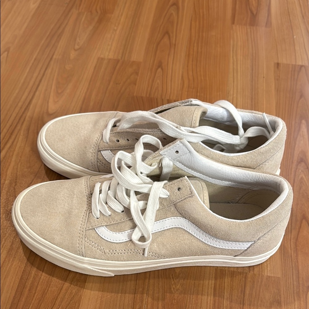 Vans Old Skool Shoes - Sand/White - Picture 2 of 7